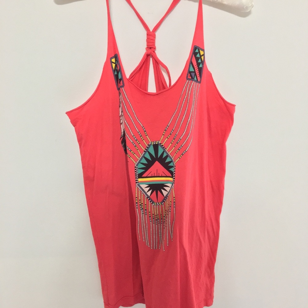 Forever 21 Oversized Tribal Tank